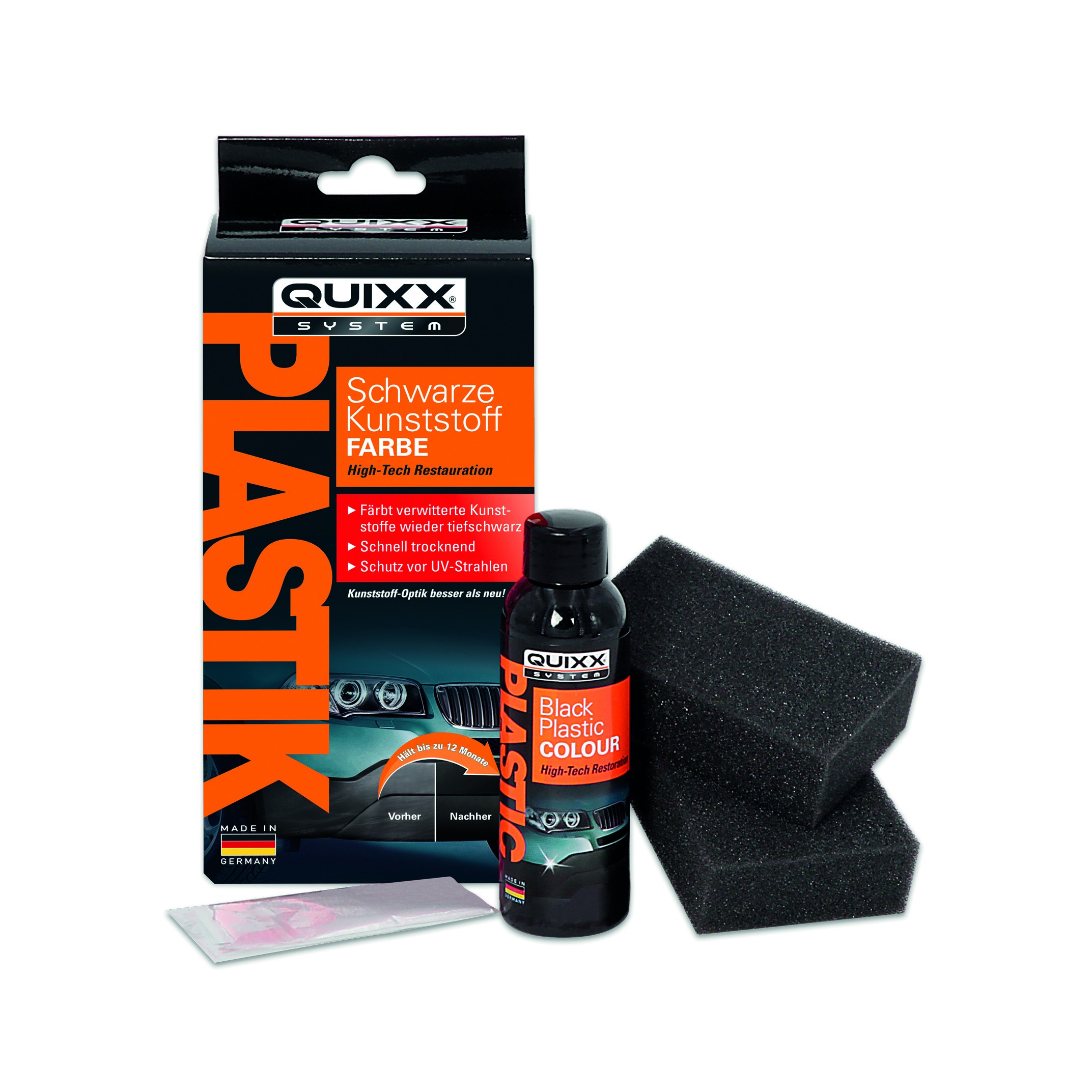 QUIXX NEGRO PLÁSTICOS CON COLOR / BLACK PLASTIC COLOUR - Imagen 3