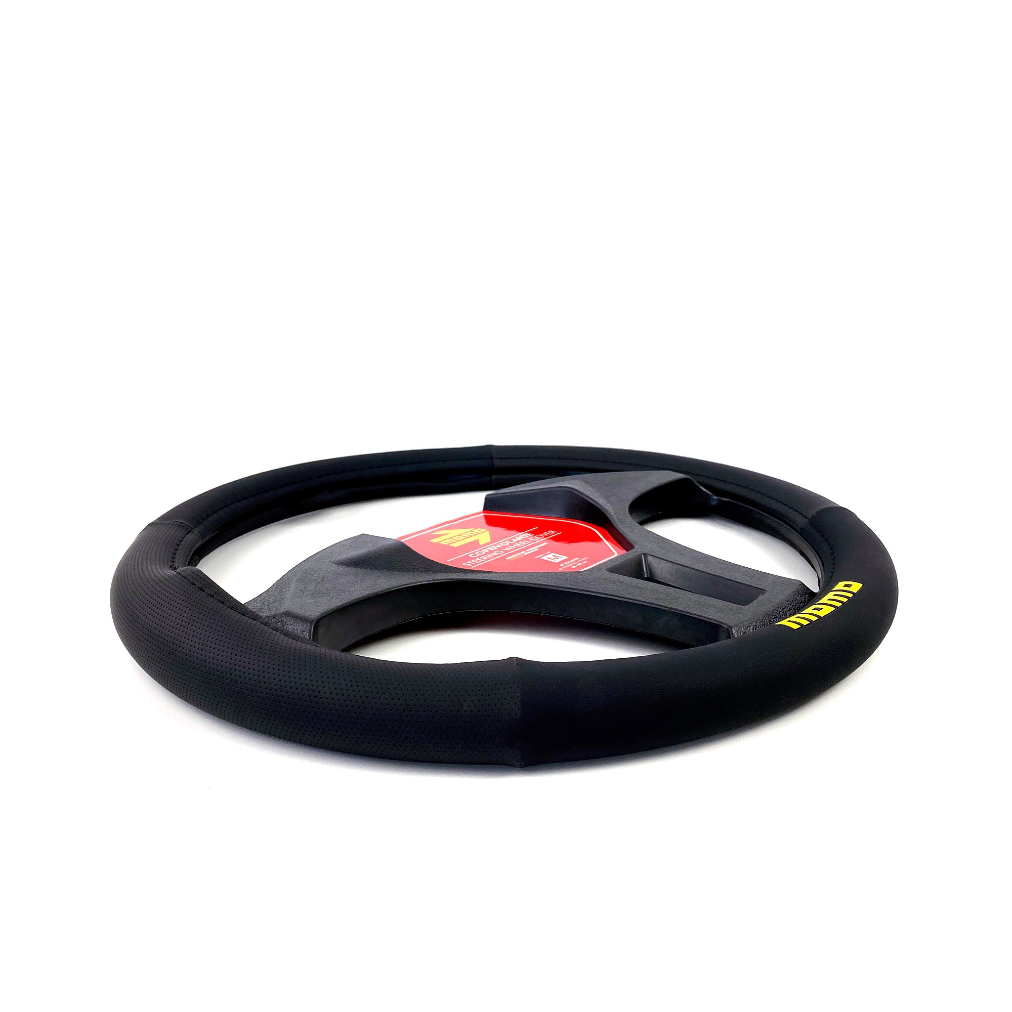 FUNDA VOLANTE MOMO EASY UNIVERSAL COLOR NEGRO 38-39CM - Imagen 2