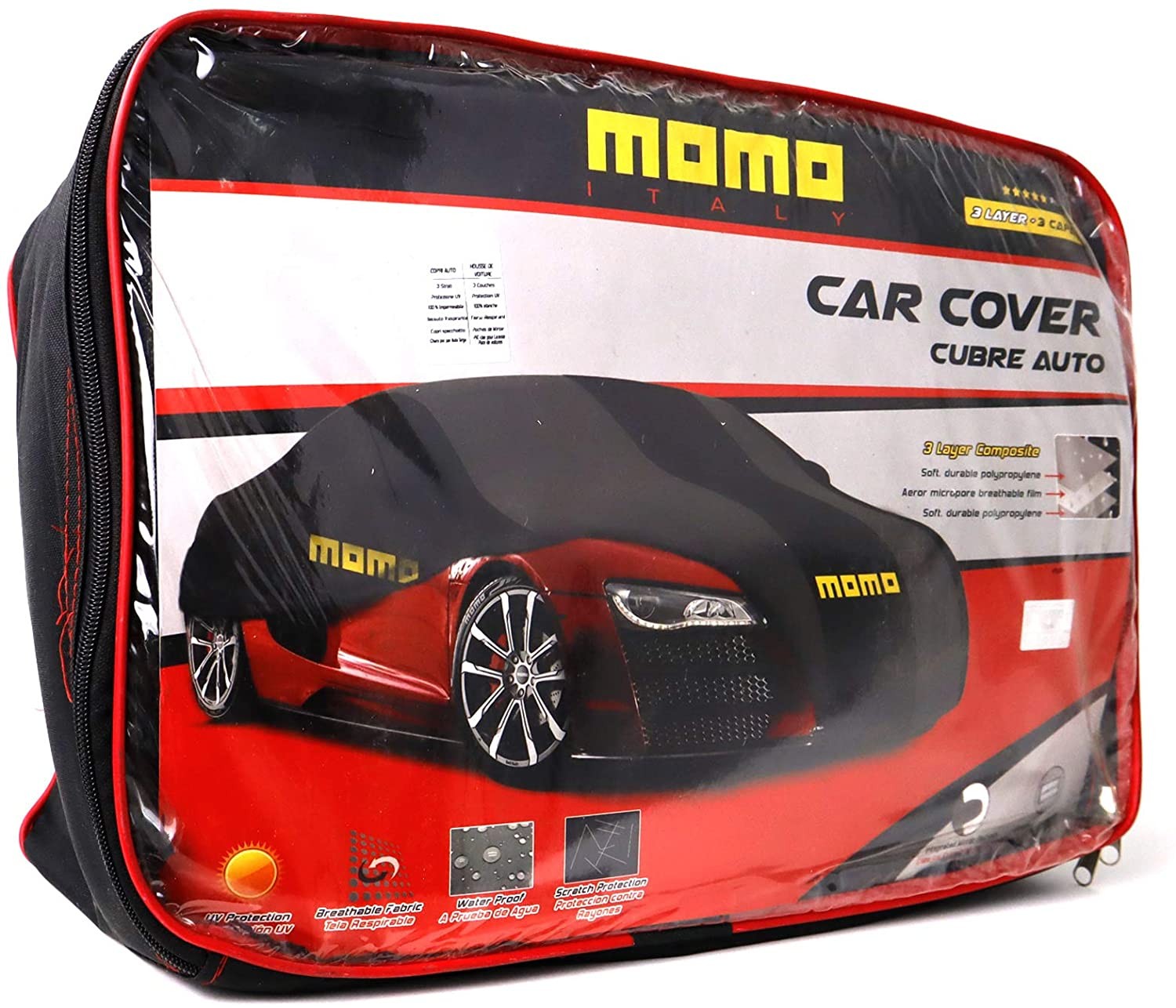 FUNDA CUBRE COCHE MOMO TALLA L 1 CAPA - Imagen 6