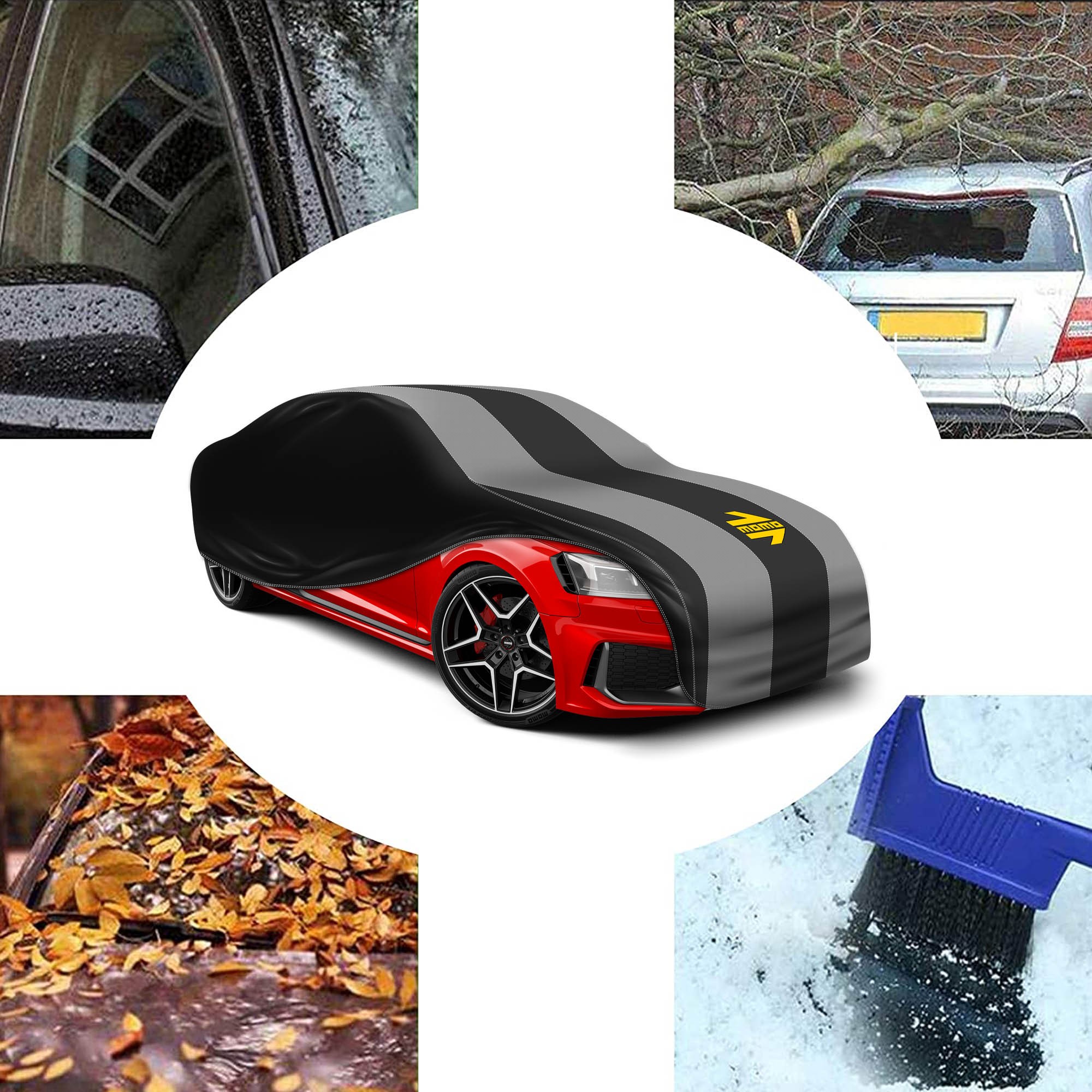 FUNDA CUBRE COCHE MOMO TALLA XL 1 CAPA - Imagen 2