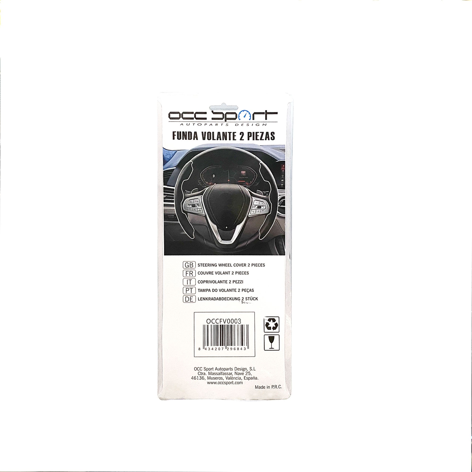 FUNDA DE VOLANTE MARRON 2 PIEZAS OCC SPORT - Imagen 10