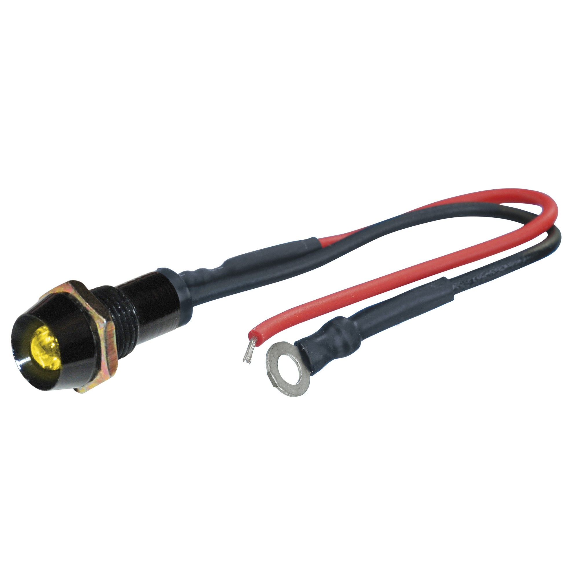 FOLIATEC LUZ LED CONTROL NEGRO AMARILLO 1 PIEZA Ø 10 MM - Imagen 3