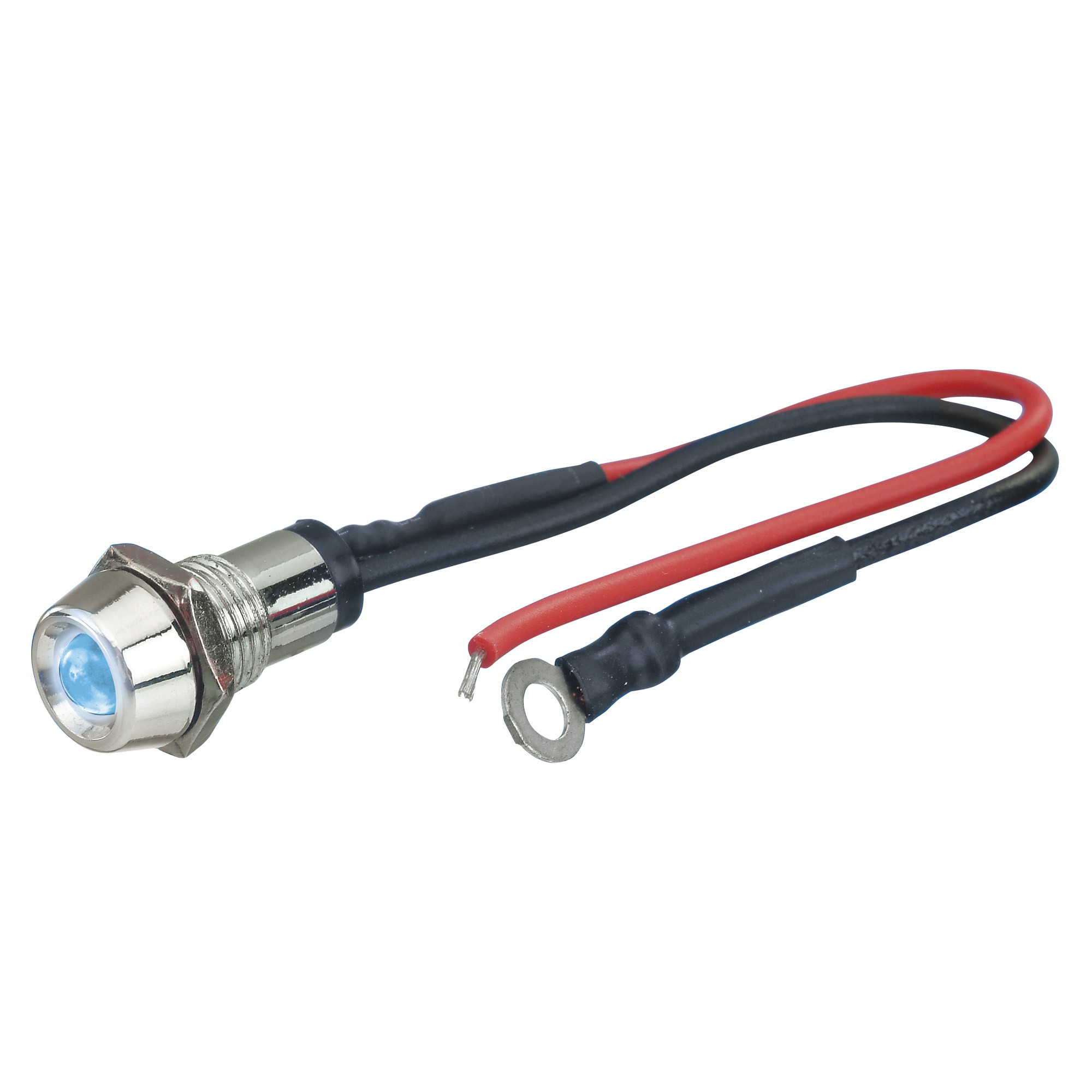 FOLIATEC LUZ LED CONTROL CHROME ICE AZUL 1 PIEZA Ø 10 MM