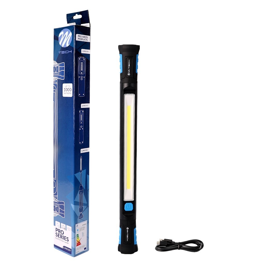 LÁMPARA DE INSPECCIÓN M-TECH PRO 10W COB USB-C