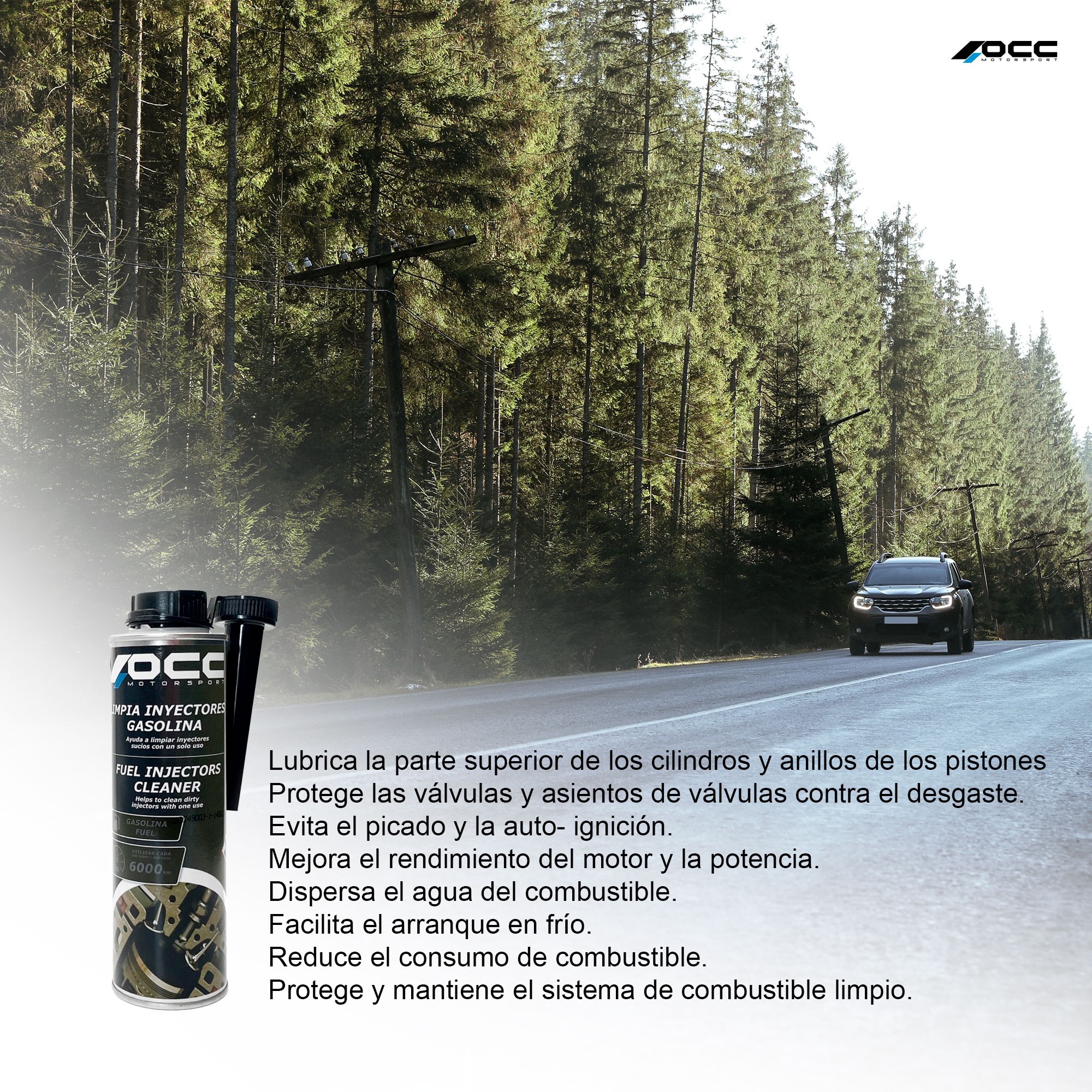 LIMPIA INYECTORES GASOLINA OCC MOTORSPORT - Imagen 5