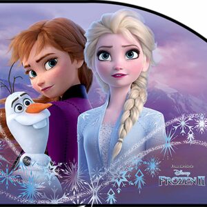 PAR DE CORTINAS LATERALES TRAPECIO FROZEN 65X38CM 2 PZ