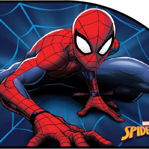 PAR DE CORTINAS LATERALES TRAPECIO SPIDERMAN 65X38CM 2 PZ