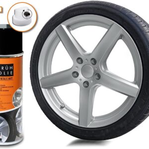 FOLIATEC GOMA LÍQUIDA PLATA METÁLICO 1 X 400 ML