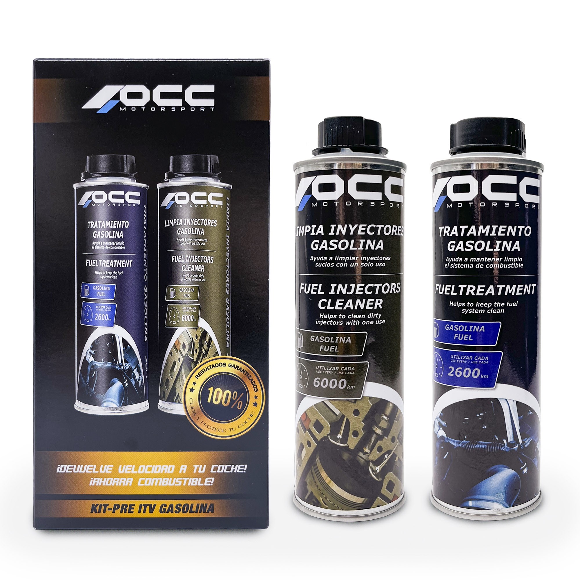 PACK TRATAMIENTO PRE ITV GASOLINA OCC MOTORSPORT