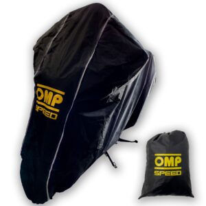 OMP SPEED FUNDA MOTO EXTERIOR/INTERIOR IMPERMEABLE TALLA M - CUBRE MOTO TRANSPIRABLE OXFORD 300D 246X118X127 CM
