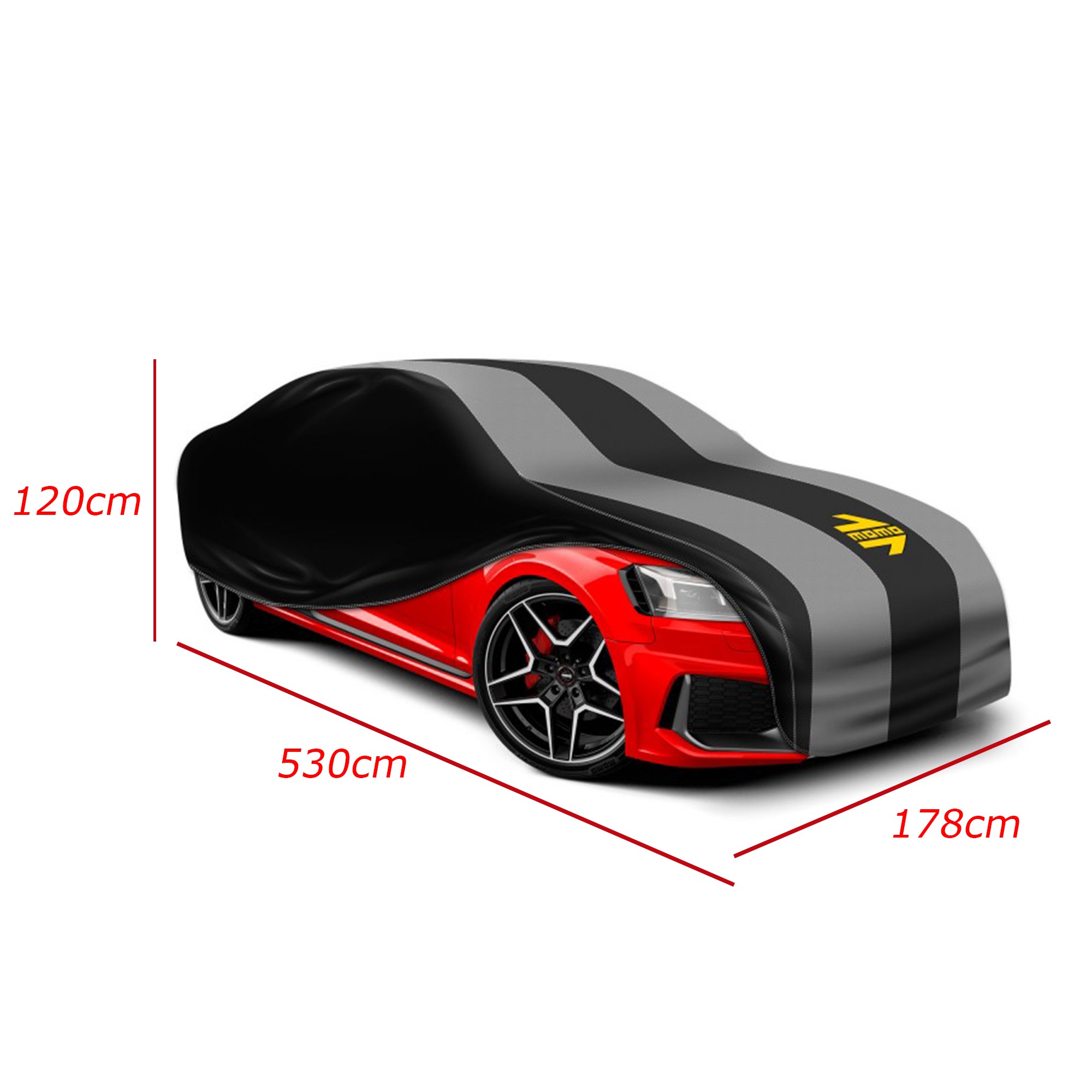FUNDA CUBRE COCHE MOMO TALLA XL 1 CAPA - Imagen 4