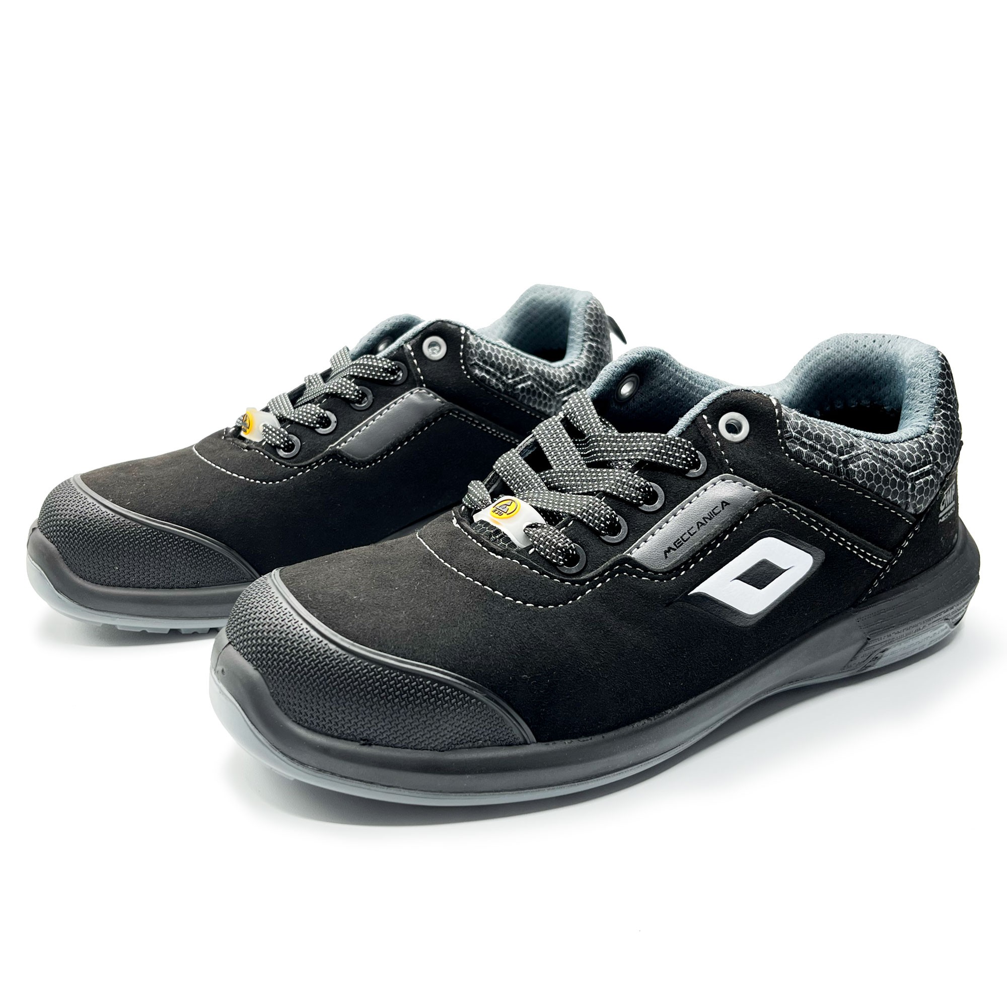 OMP MECCANICA ZAPATILLAS TRABAJO SEGURIDAD S3 SRC ESD PRO URBAN TALLA 42 NEGRO GRIS - Imagen 2