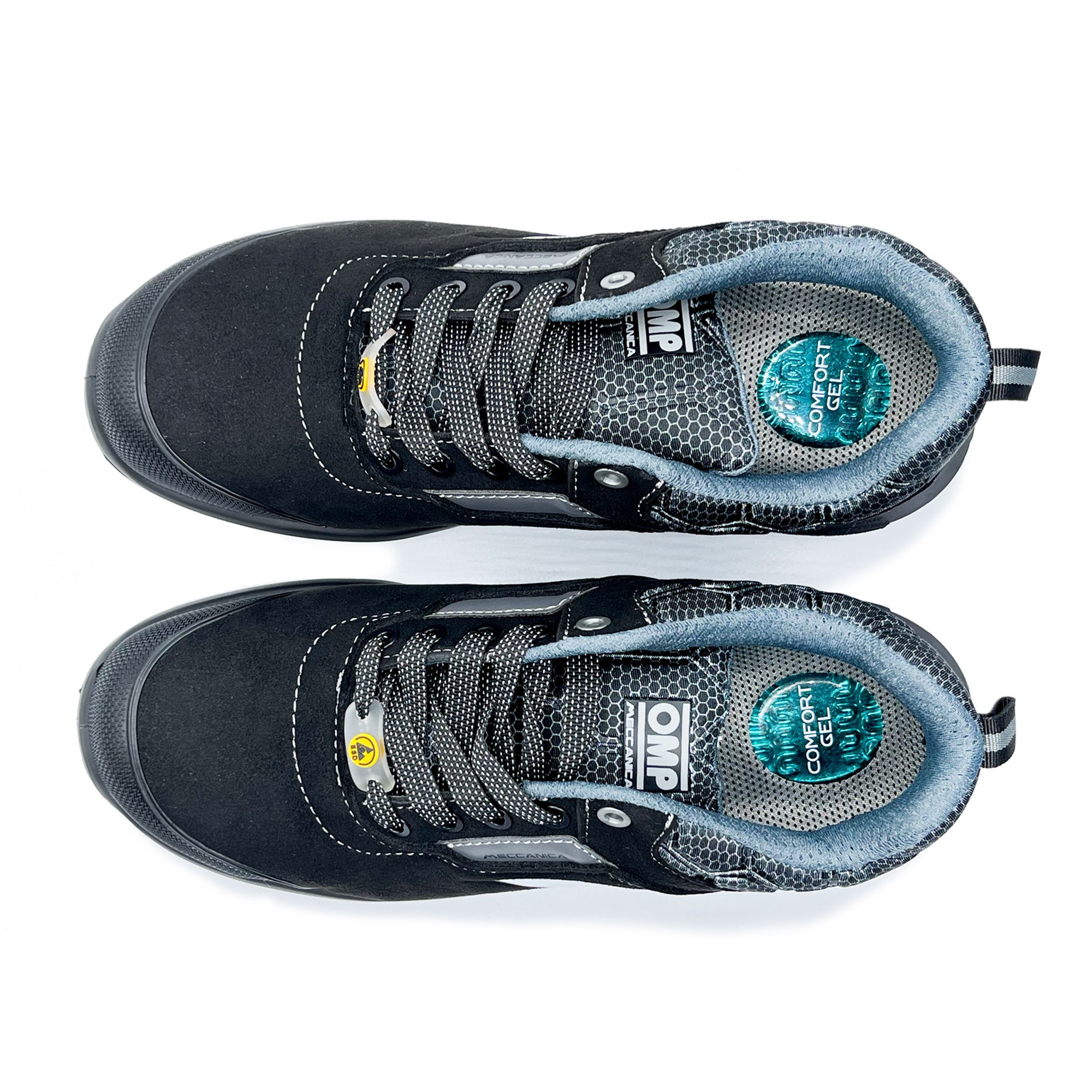 OMP MECCANICA ZAPATILLAS TRABAJO SEGURIDAD S3 SRC ESD PRO URBAN TALLA 40 NEGRO GRIS - Imagen 9