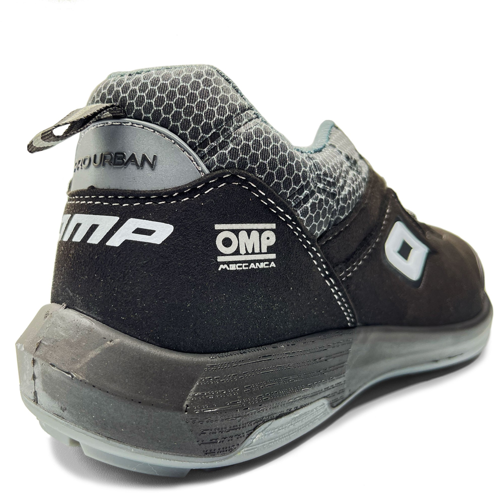 OMP MECCANICA ZAPATILLAS TRABAJO SEGURIDAD S3 SRC ESD PRO URBAN TALLA 39 NEGRO GRIS - Imagen 6