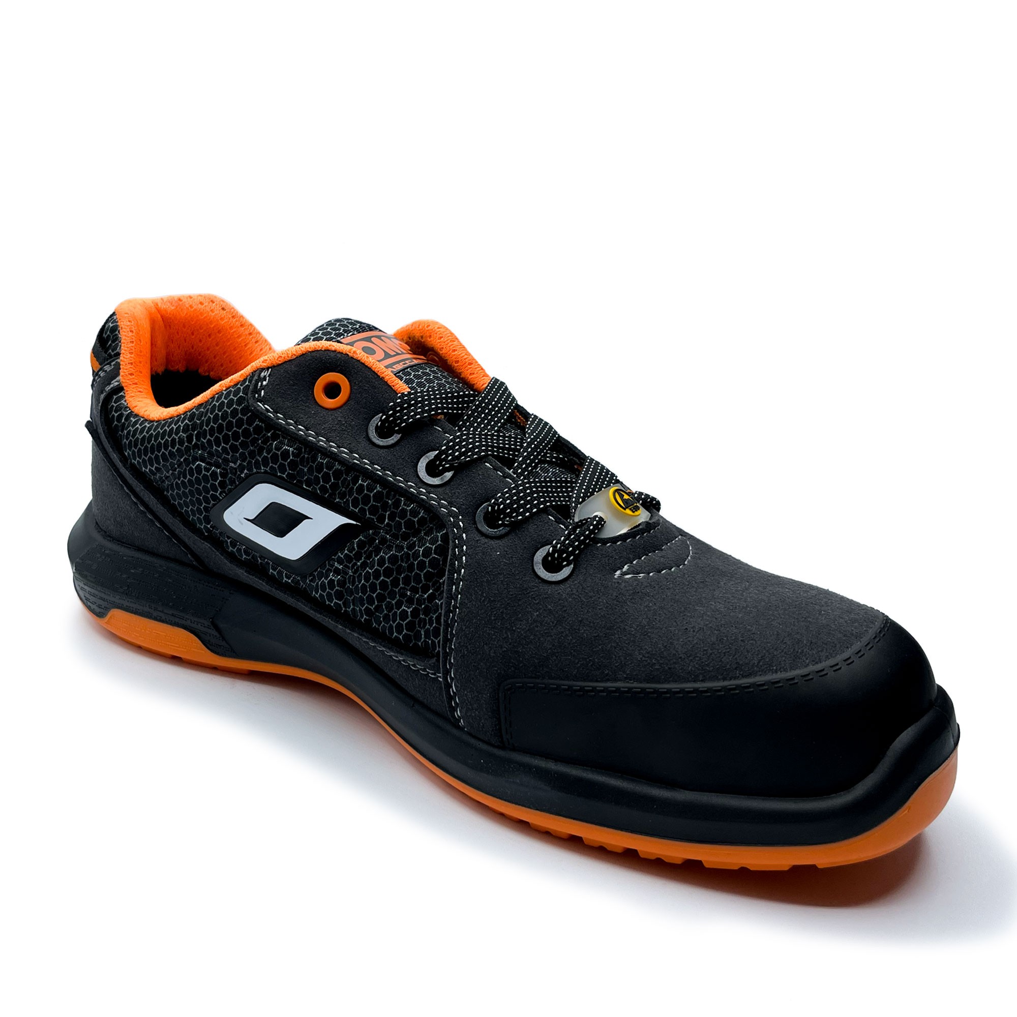 OMP MECCANICA ZAPATILLAS TRABAJO SEGURIDAD S1P SRC ESD PRO SPORT TALLA 37 GRIS NARANJA - Imagen 3