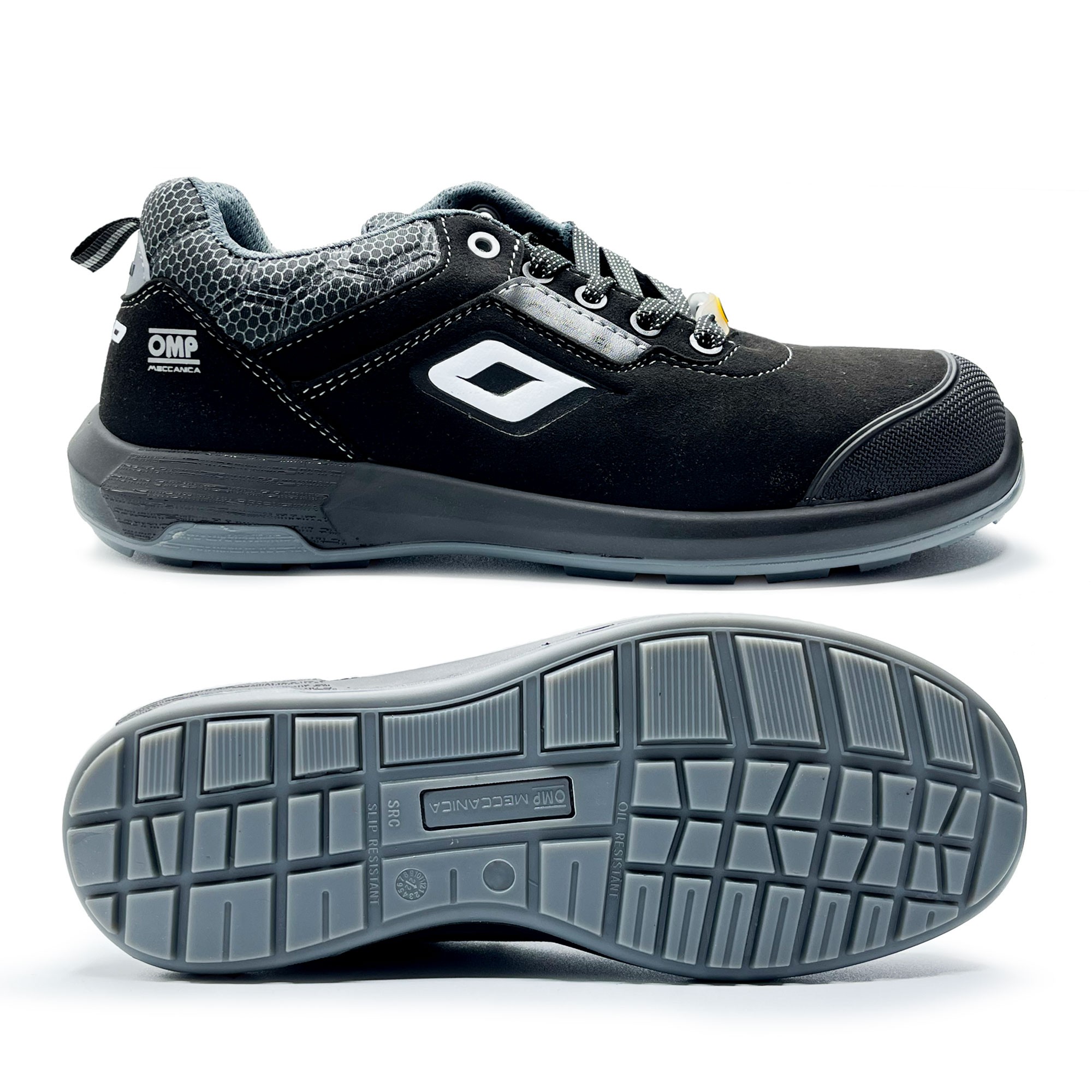 OMP MECCANICA ZAPATILLAS TRABAJO SEGURIDAD S3 SRC ESD PRO URBAN TALLA 42 NEGRO GRIS - Imagen 5