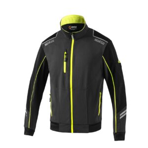 CHAQUETA LIGHT-SHELL TECH TW TALLA S GRIS/AMARILLO FLUO