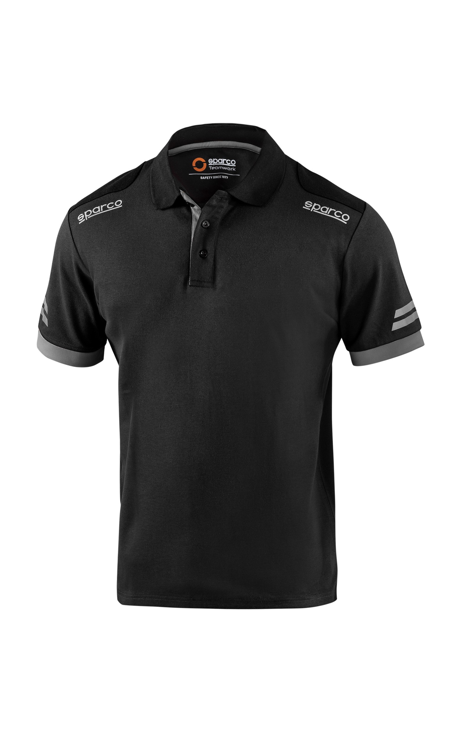 POLO TW TALLA XL NEGRO/GRIS