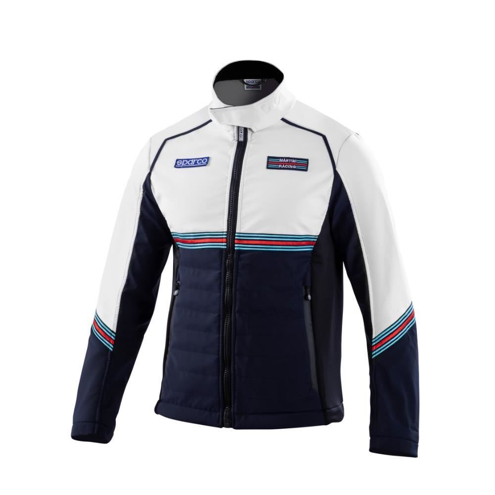 CHAQUETA SOFTSHELL MARTINI-R TALLA M AZUL MARINO/BLANCO