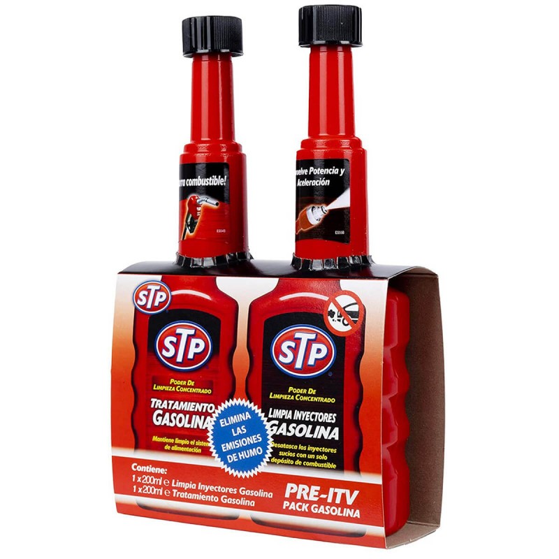STP KIT PRE-ITV GASOLINA LIMPIA INYECTOR+TRATAMIENTO