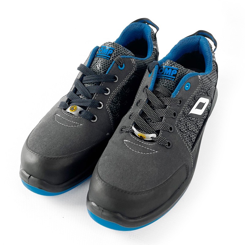 OMP MECCANICA ZAPATILLAS TRABAJO SEGURIDAD S1P SRC ESD PRO SPORT TALLA 45 GRIS AZUL - Imagen 2
