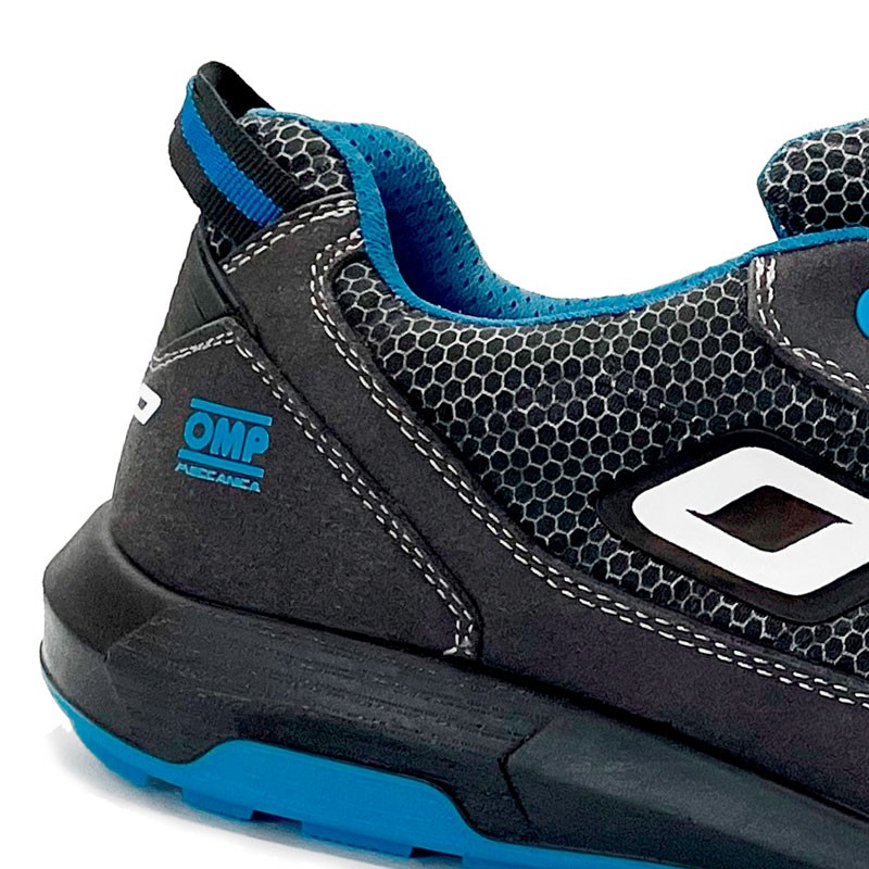 OMP MECCANICA ZAPATILLAS TRABAJO SEGURIDAD S1P SRC ESD PRO SPORT TALLA 45 GRIS AZUL - Imagen 7
