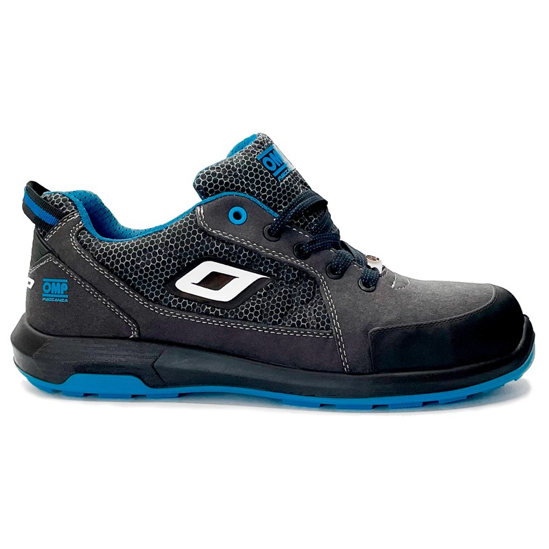 OMP MECCANICA ZAPATILLAS TRABAJO SEGURIDAD S1P SRC ESD PRO SPORT TALLA 39 GRIS AZUL - Imagen 3