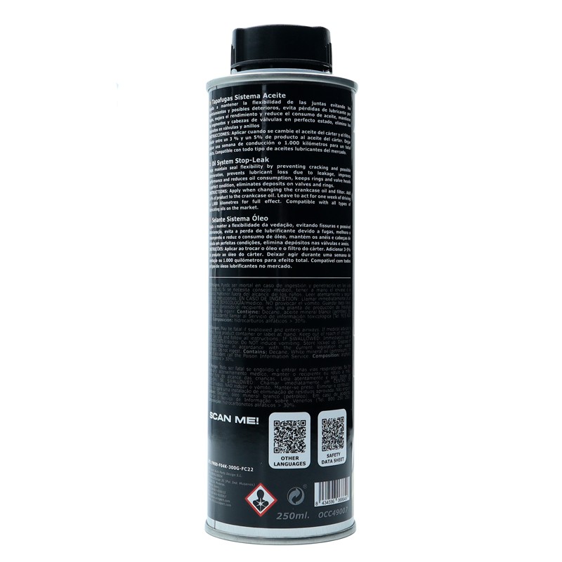 TAPAFUGAS SISTEMA ACEITE 250 ML OCC MOTORSPORT - Imagen 2