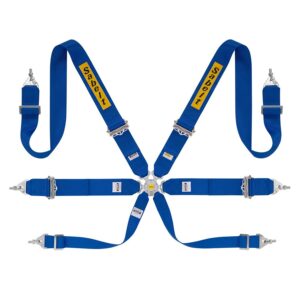 ARNES RALLY 6 PUNTOS ALUMINIO 3" FIA8853-2016 AZUL