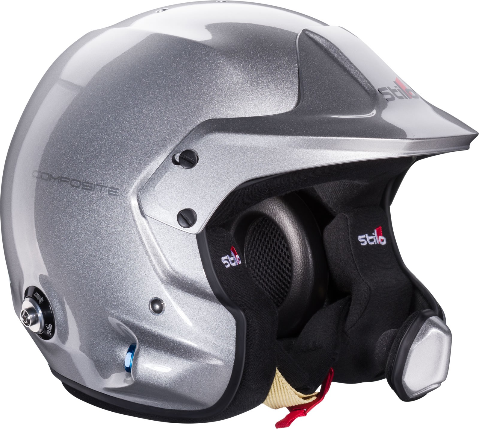 CASCO VENTI WRC RALLY COMPOSITE SNELL SA2020 FIA 8859-15 HANS FIA8858-10 GRIS/INTERIOR NEGRO 61