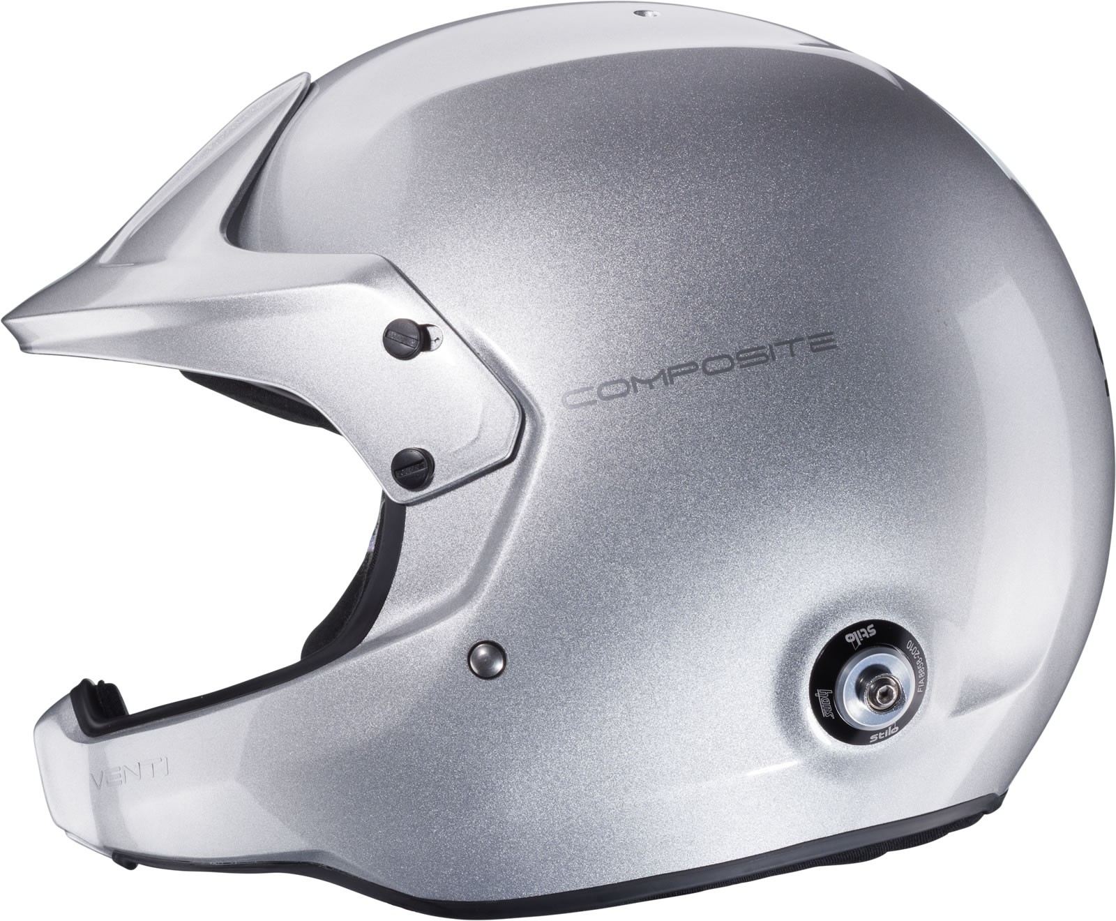 CASCO VENTI WRC RALLY COMPOSITE SNELL SA2020 FIA 8859-15 HANS FIA8858-10 GRIS/INTERIOR NEGRO 61 - Imagen 5