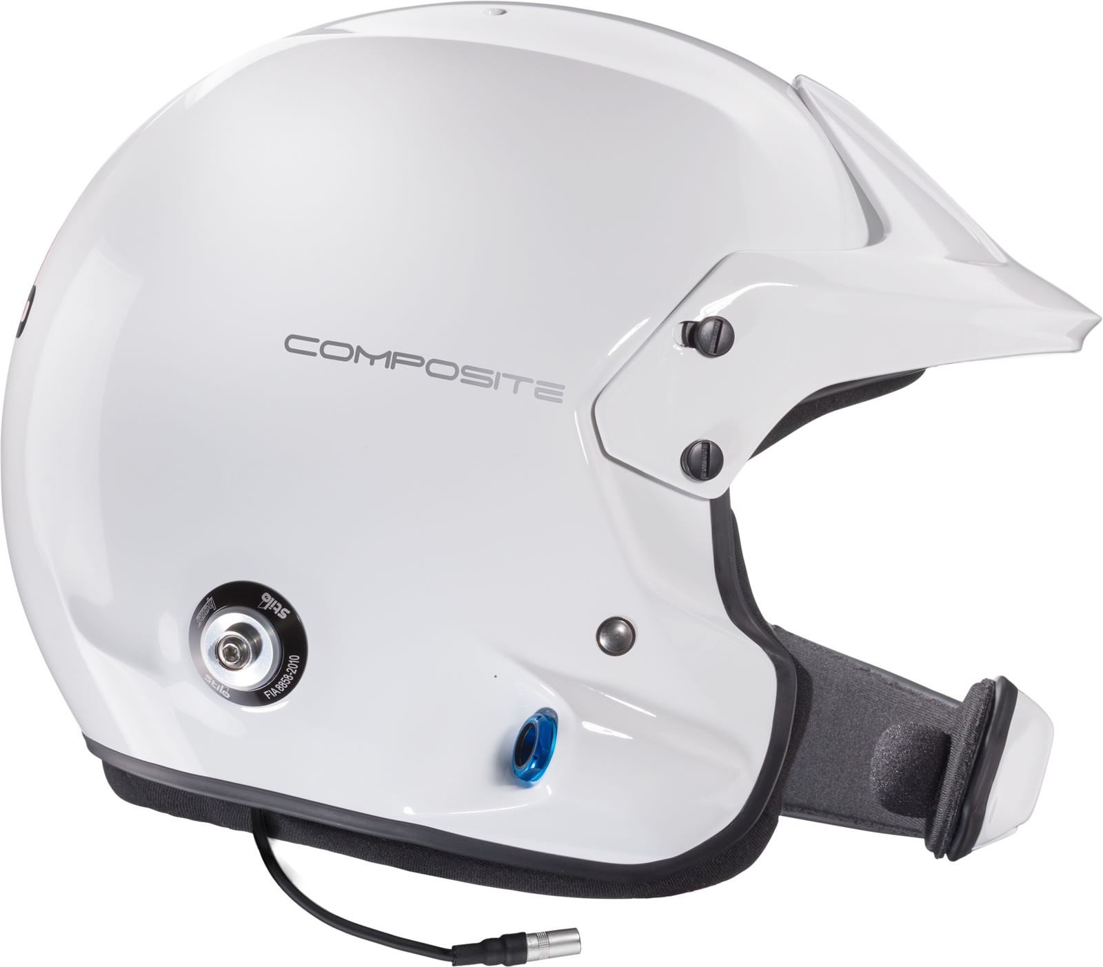 CASCO VENTI WRC TURISMO COMPOSITE SNELL SA2020 FIA 8859-15 HANS FIA8858-10 GRIS/INTERIOR NEGRO 59 - Imagen 2