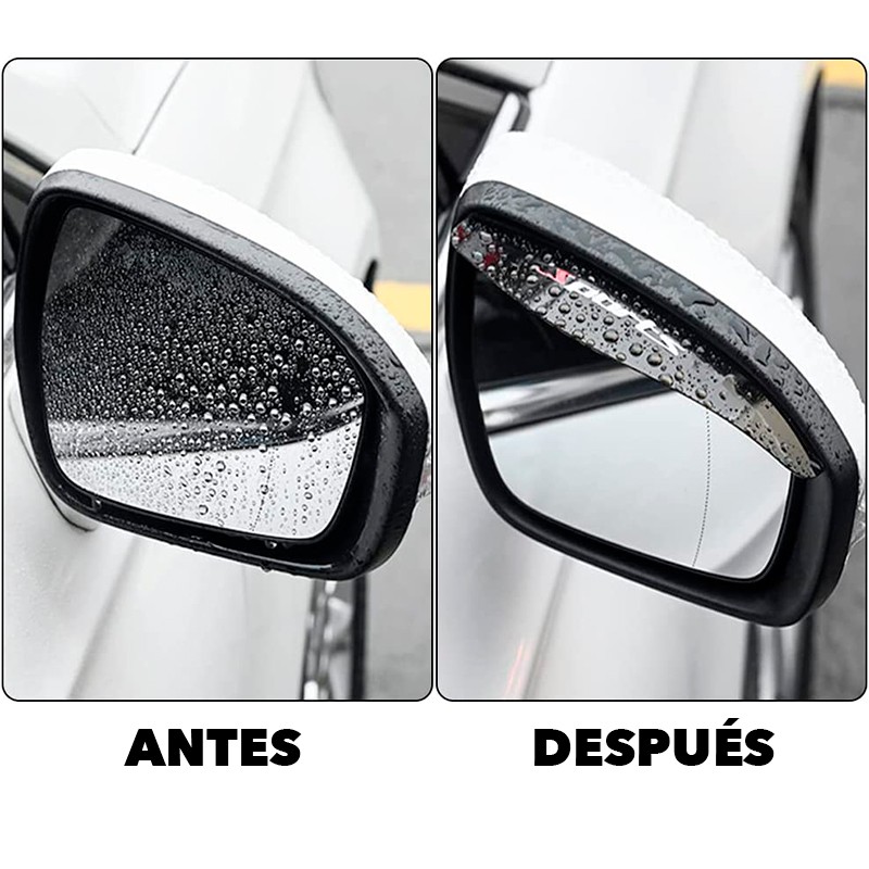 PROTECTOR DE LLUVIA PARA ESPEJO RETROVISOR LATERAL AHUMADO - Imagen 9