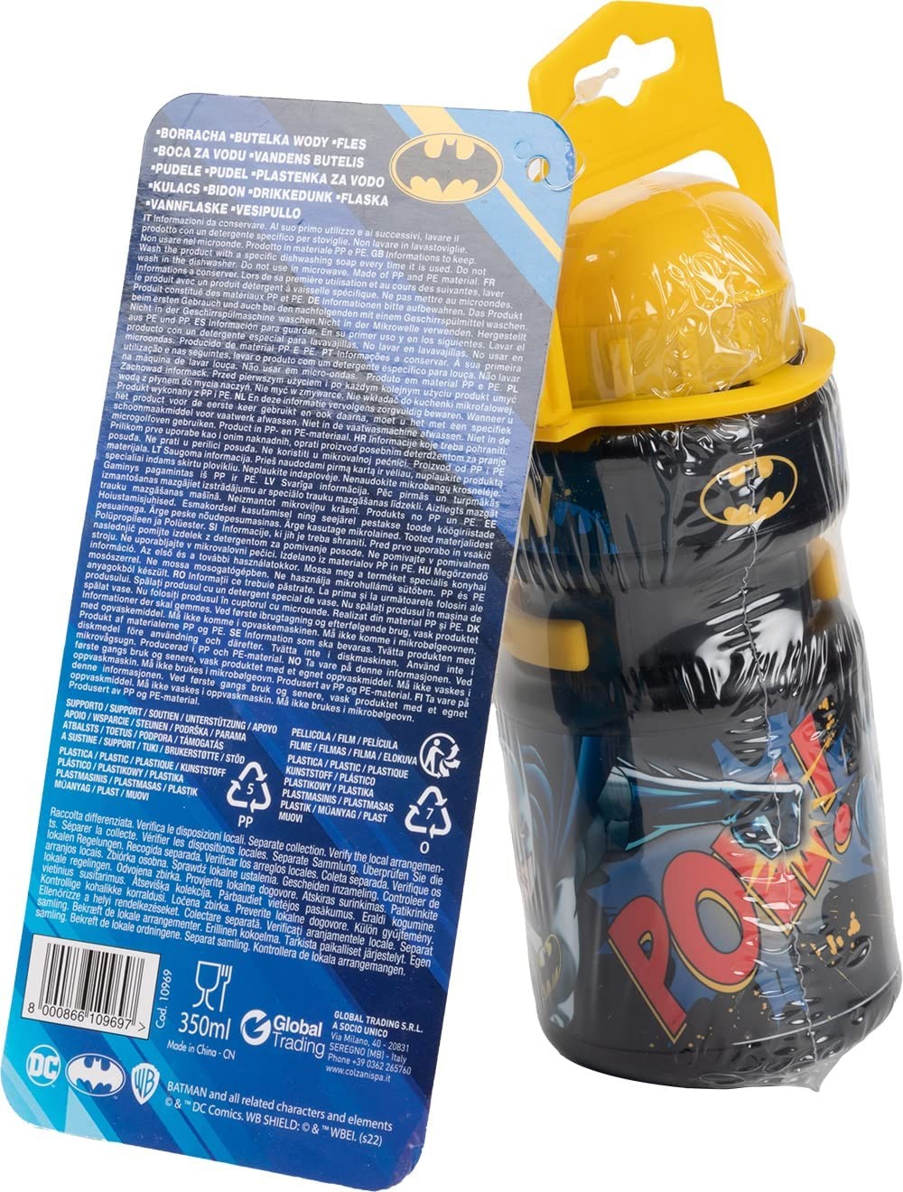 BOTELLA 350 ML + PORTABOTELLAS PARA BICICLETA DE NIÑO I171 - Imagen 5