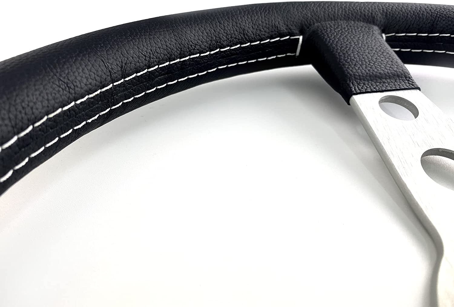 VOLANTE MOMO PROTOTIPO 320 MM RADIO GRIS - Imagen 4