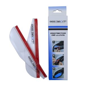 PROTECTOR DE LLUVIA PARA ESPEJO RETROVISOR LATERAL TRASLÚCIDO