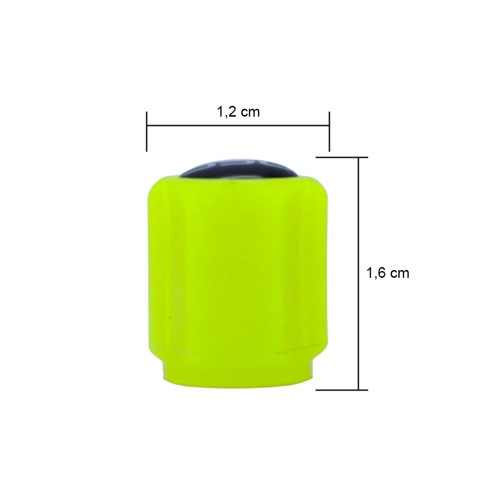 TAPONES VALVULA LED AMARILLO - Imagen 4