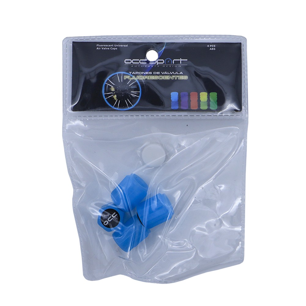 TAPONES VALVULA LED AZUL - Imagen 6