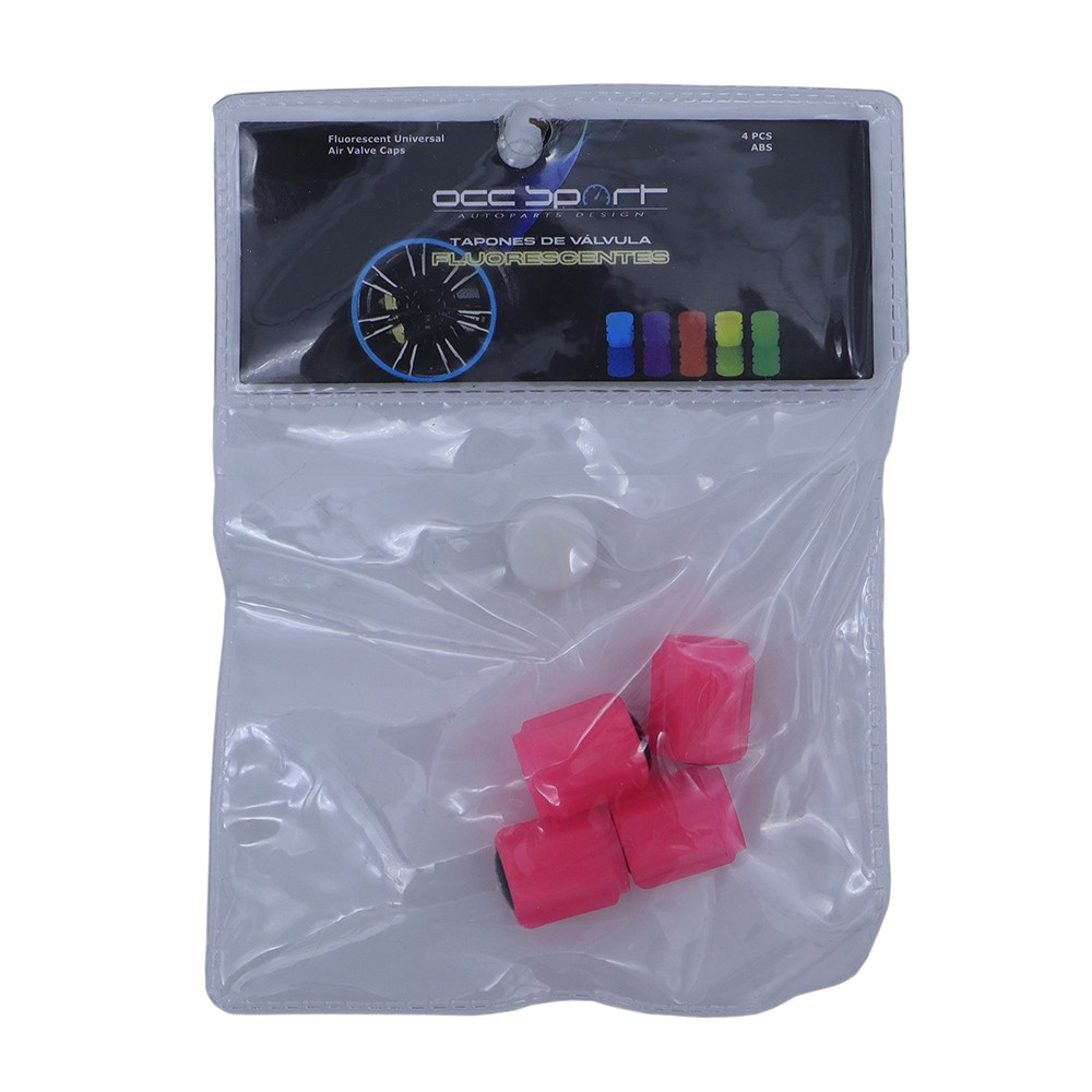 TAPONES VALVULA LED ROSA - Imagen 6