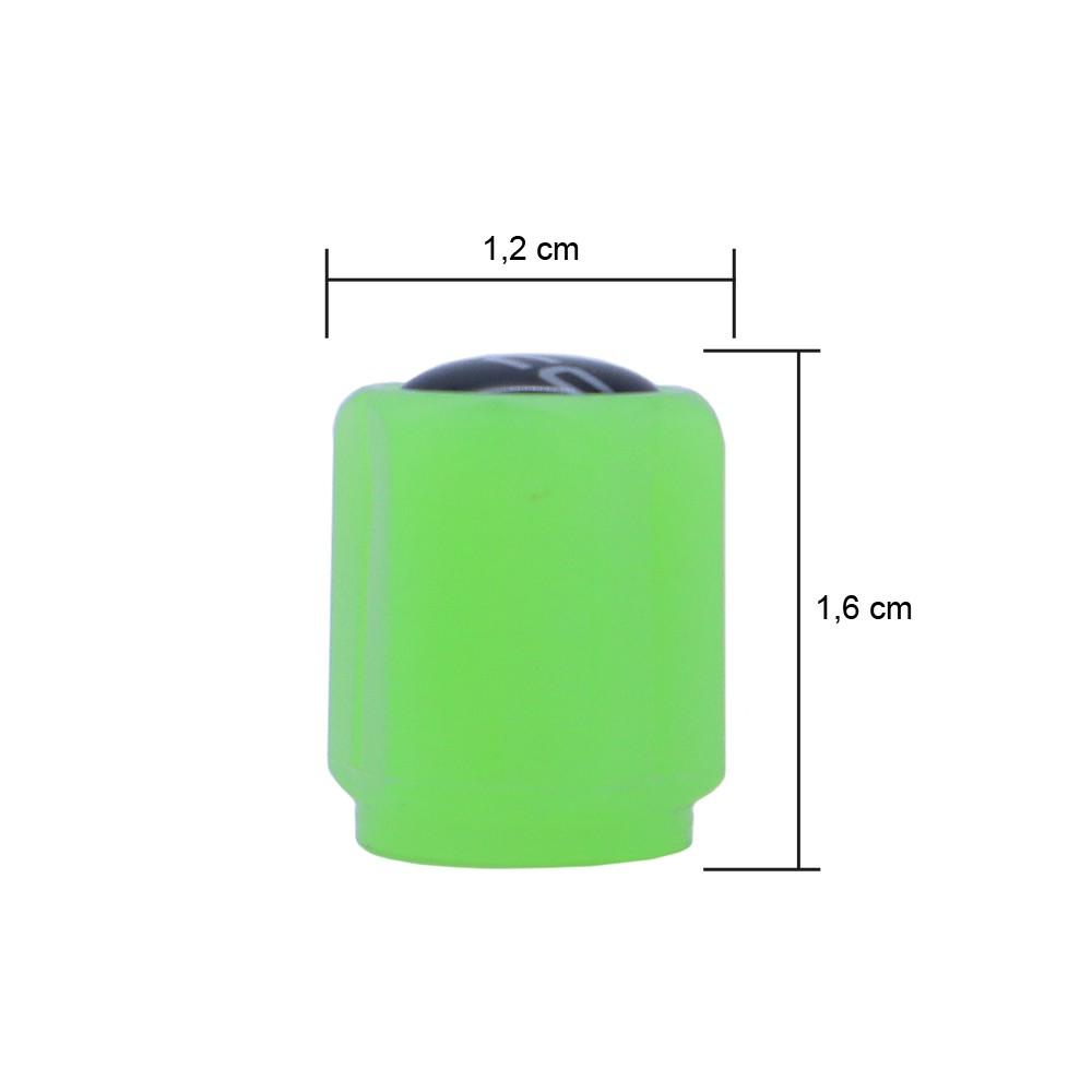TAPONES VALVULA LED VERDE - Imagen 4