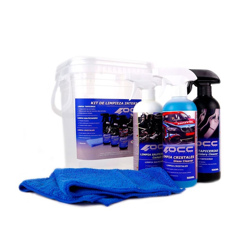 KIT PRODUCTOS LIMPIEZA INTERIOR COCHE OCC MOTORSPORT - Imagen 6