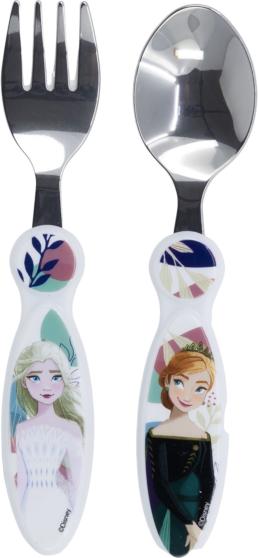 JUEGO DE CUBIERTOS ELÍPTICOS METÁLICOS 2 PIEZAS FROZEN - Imagen 4
