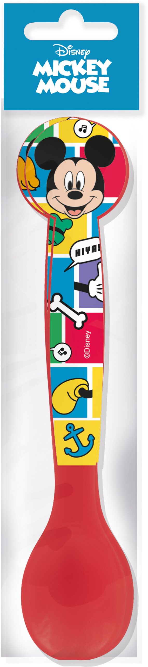 JUEGO DE CUBIERTOS 2 PIEZAS PP EN POLYBAG MICKEY