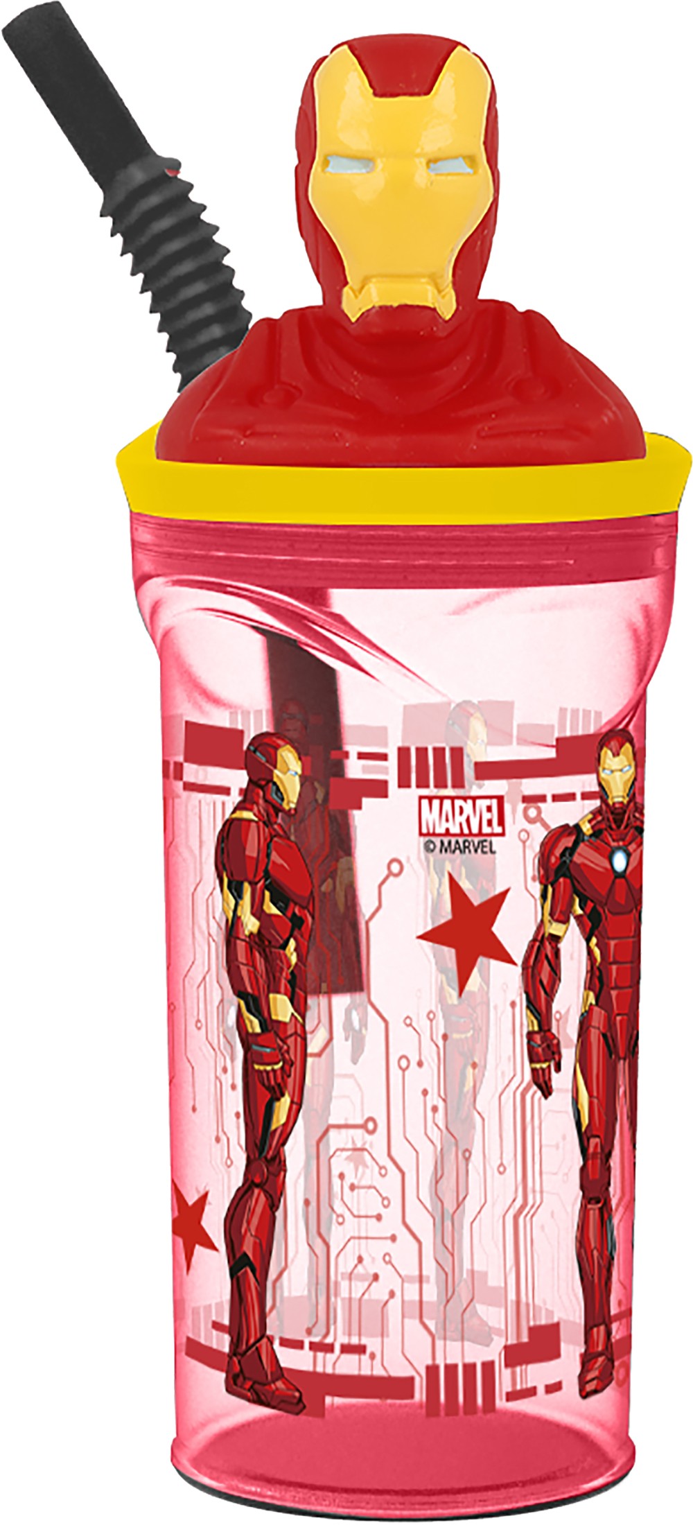FIGURA 3D VASO 360ML IRON MAN