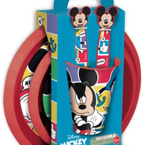 5 PCS EASY SET EN CAJA REGALO MICKEY