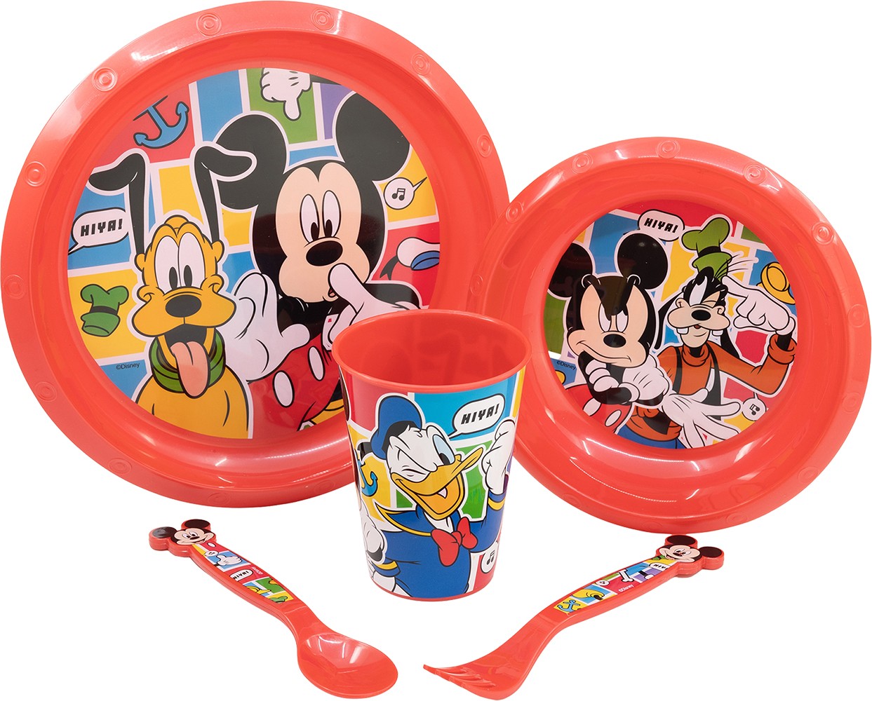 5 PCS EASY SET EN CAJA REGALO MICKEY - Imagen 4