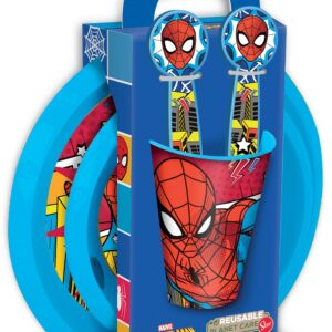 SET FÁCIL DE 5 PIEZAS EN CAJA DE REGALO SPIDERMAN