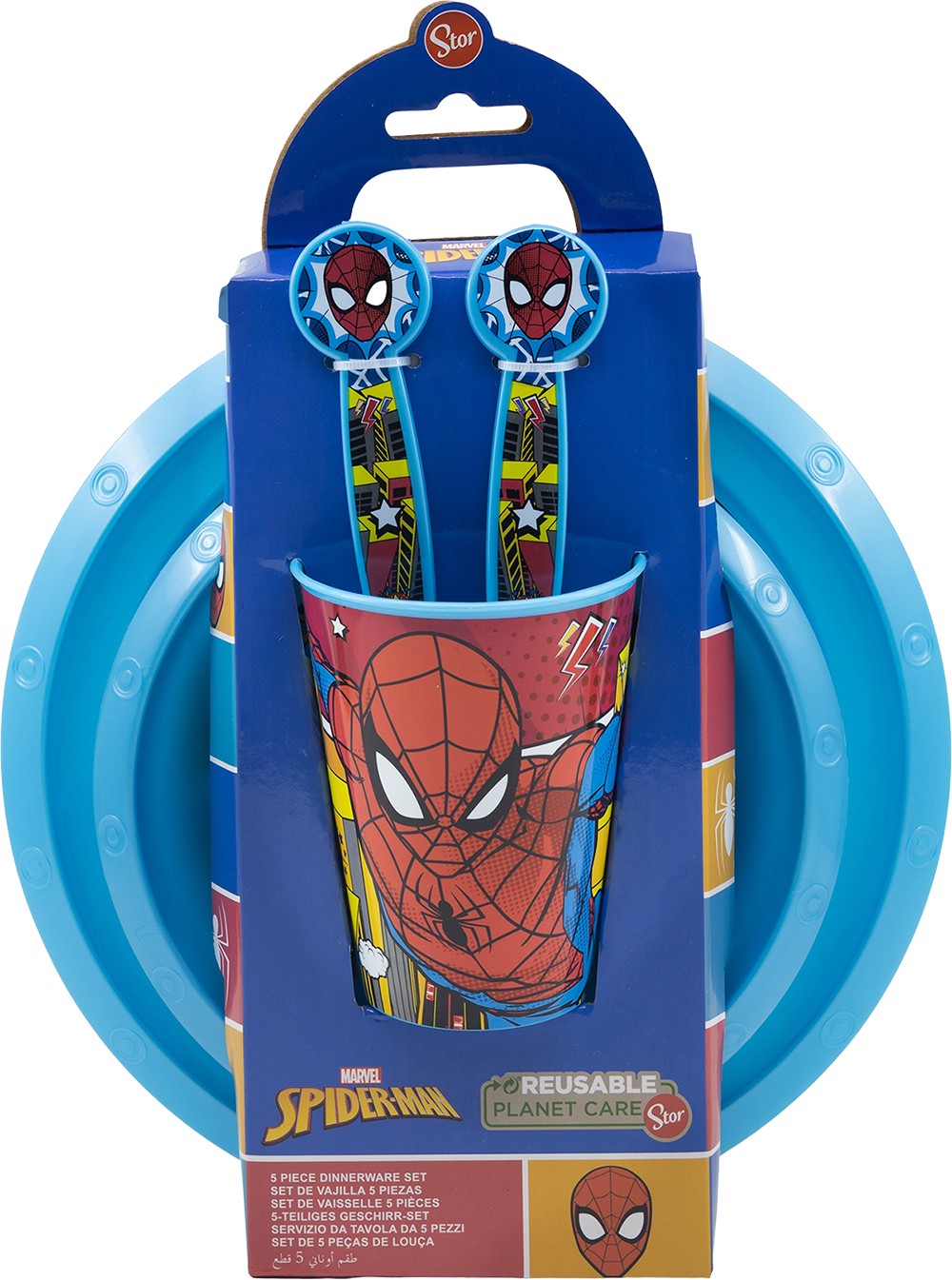 SET FÁCIL DE 5 PIEZAS EN CAJA DE REGALO SPIDERMAN - Imagen 6