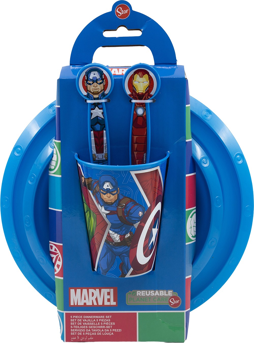 SET FÁCIL DE 5 PCS EN CAJA DE REGALO VENGADORES - Imagen 3