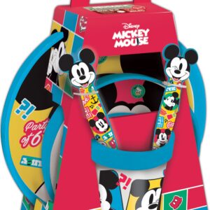 SET PREMIUM BICOLOR ANTIDESLIZANTE 5 PCS MICKEY